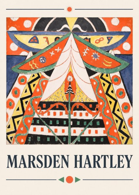 Marsden Hartley Painting No. 5 No1 - Póster