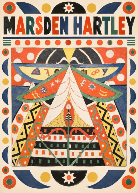 Marsden Hartley Painting No. 5 No3 - Póster