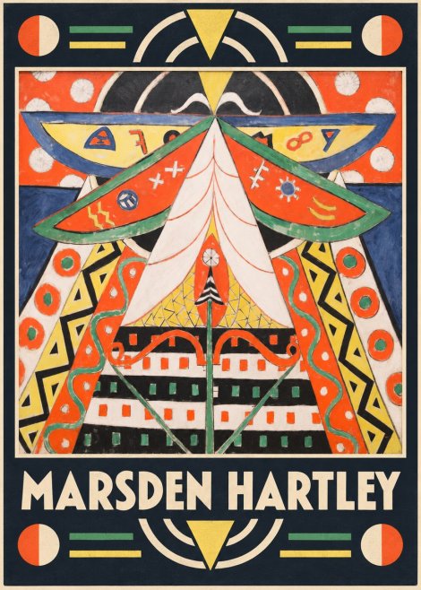 Marsden Hartley Painting No. 5 No5 - Póster