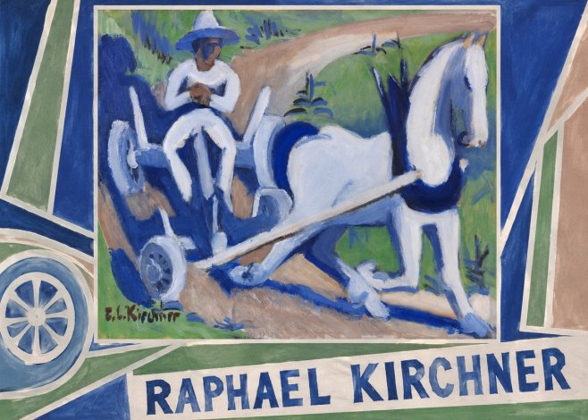 Raphael Kirchner Horse and Cart No6 - Póster