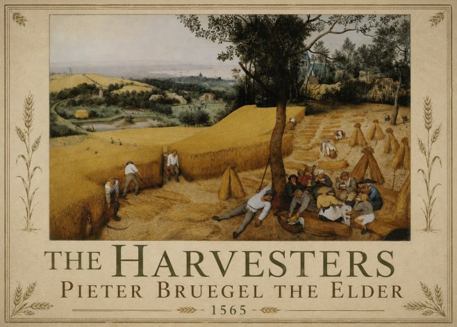 Pieter Bruegel The Harvesters II No3 - Póster