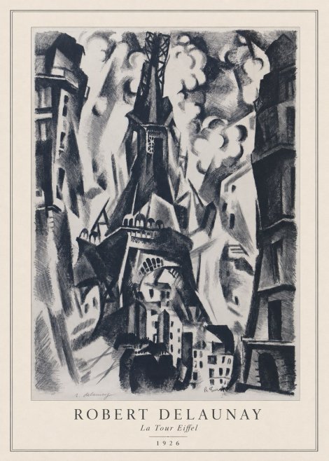 Robert Delaunay La Tour Eiffel No3 - Póster