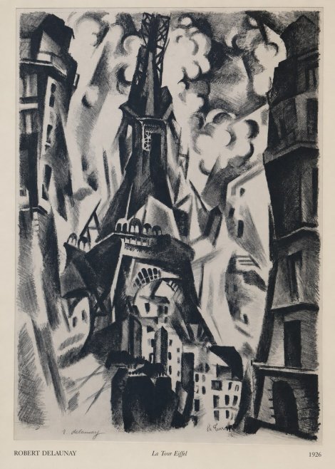 Robert Delaunay La Tour Eiffel No6 - Póster