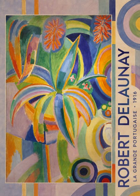 Robert Delaunay La Grande Portugaise I No2 - Póster