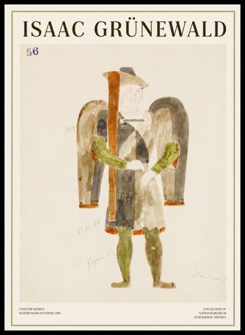 Isaac Grünewald Costume Design IV No1 - Póster