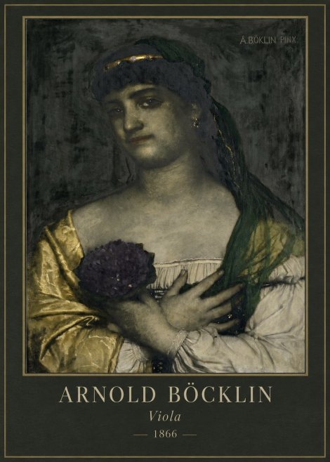 Arnold Böcklin Viola No1 - Póster