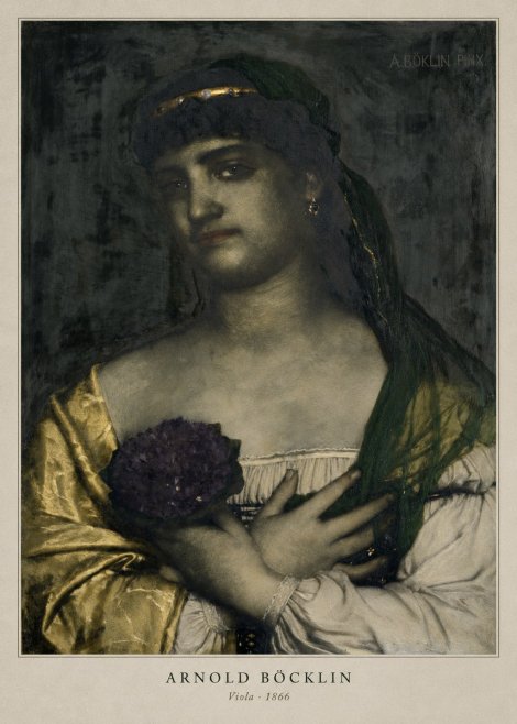 Arnold Böcklin Viola No2 - Póster