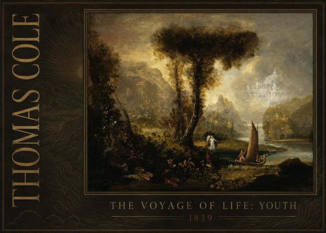 Thomas Cole The Voyage of Life: Youth II No3 - Póster