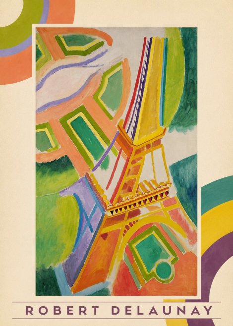 Robert Delaunay Tour Eiffel No3 - Póster