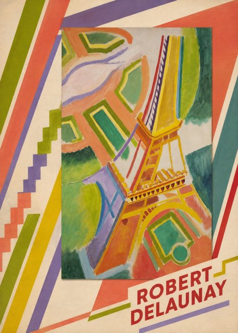 Robert Delaunay Tour Eiffel No5 - Póster