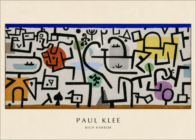 Paul Klee Rich Harbor No5 - Póster