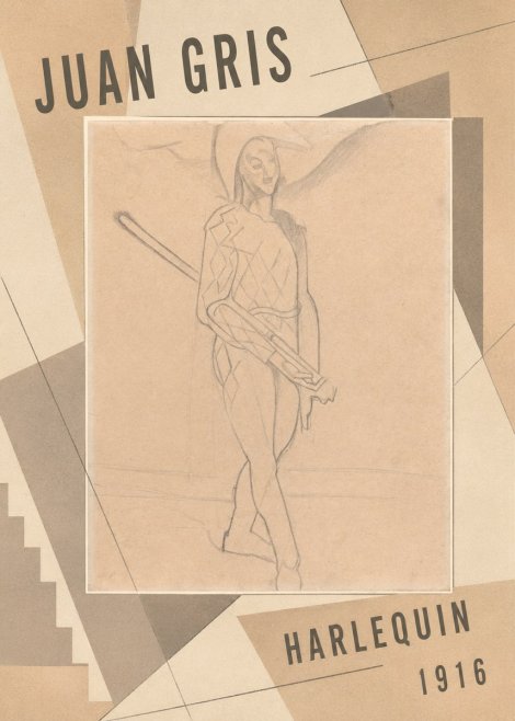 Juan Gris Harlequin No2 - Póster