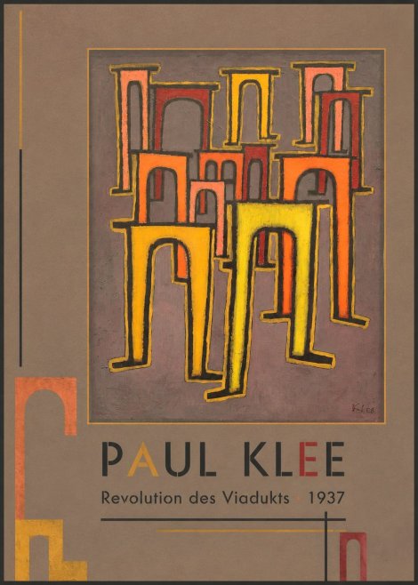 Paul Klee Revolution Des Viadukts No2 - Póster