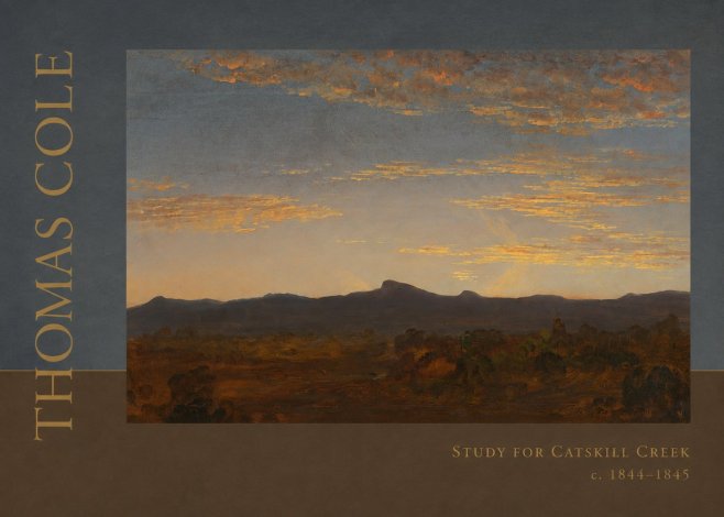 Thomas Cole Study for Catskill Creek I No6 - Póster