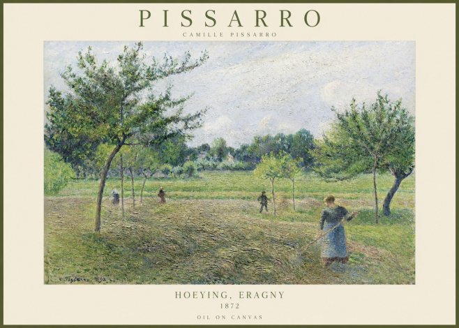 Pissarro Hoeying, Eragny No1 - Póster