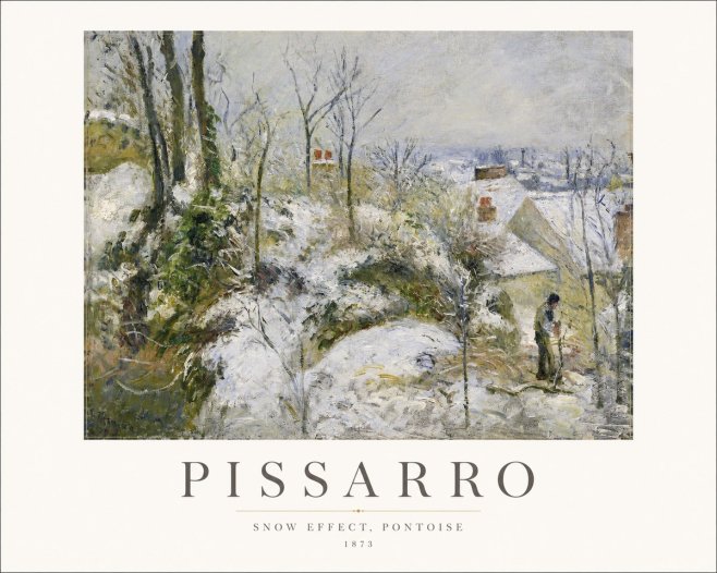 Pissarro Snow Effect, Pontoise No1 - Póster