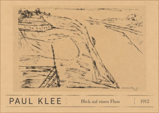 Paul Klee Blick Auf Einen Fluss No3 - Póster