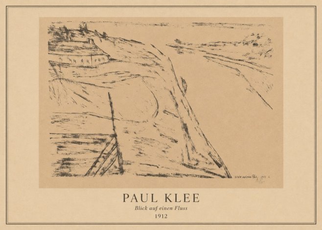 Paul Klee Blick Auf Einen Fluss No4 - Póster