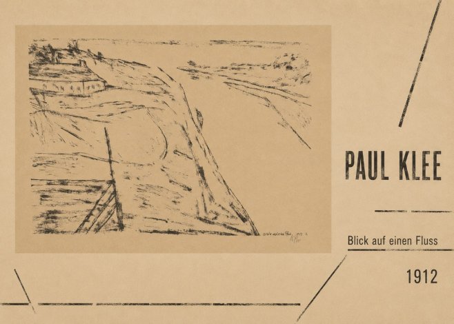 Paul Klee Blick Auf Einen Fluss No5 - Póster