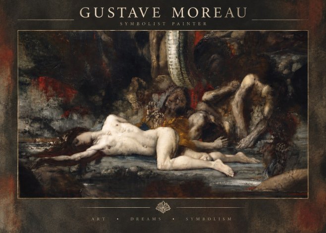 Gustave Moreau Despair No5 - Póster