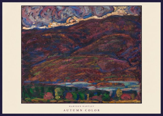 Marsden Hartley Autumn Color No6 - Póster