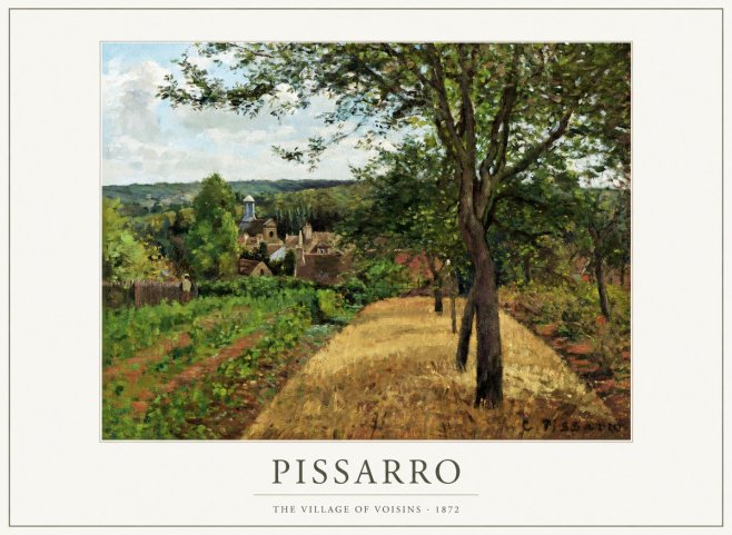 Pissarro The Village of Voisins No1 - Póster