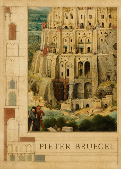 Pieter Bruegel The Tower of Babel IV No3 - Póster