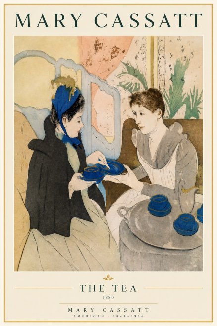Mary Cassatt The Tea No3 - Póster