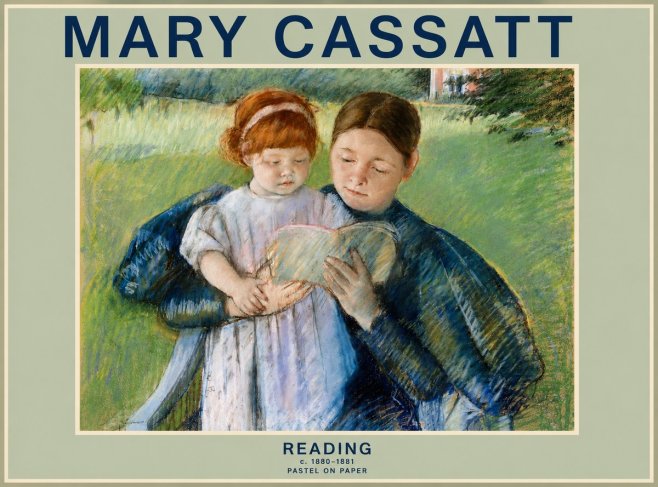 Mary Cassatt Reading No2 - Póster