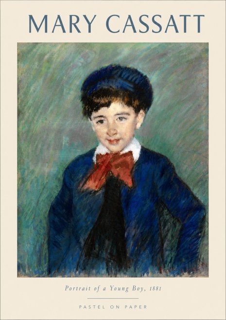 Mary Cassatt Portrait of a Young Boy, 1881 No4 - Póster