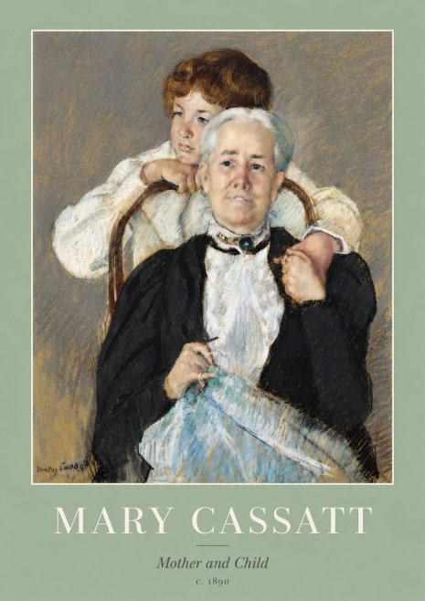 Mary Cassatt Mother and Child V No3 - Póster