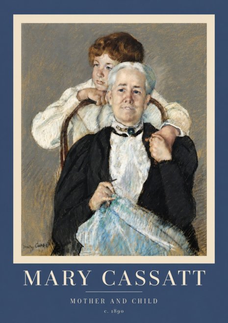 Mary Cassatt Mother and Child V No5 - Póster