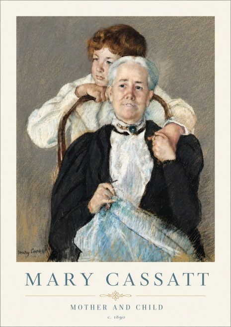 Mary Cassatt Mother and Child V No6 - Póster