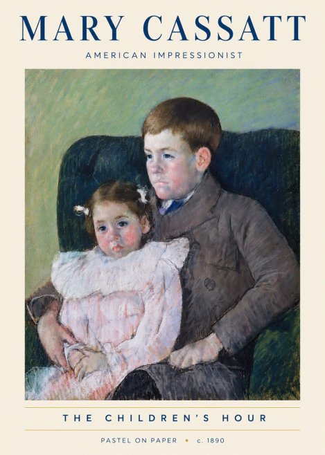 Mary Cassatt The Children's Hour No3 - Póster