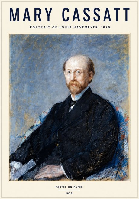 Mary Cassatt Portrait of Louis Havemeyer No5 - Póster