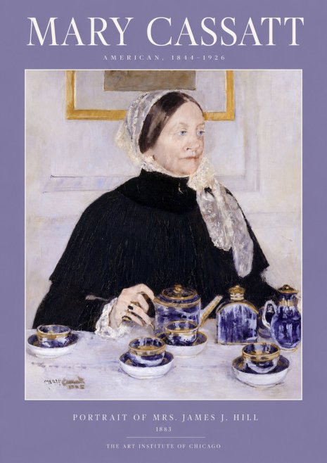 Mary Cassatt Portrait of Mrs. James J. Hill No2 - Póster