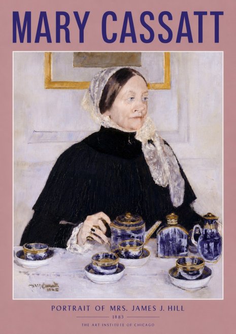 Mary Cassatt Portrait of Mrs. James J. Hill No4 - Póster