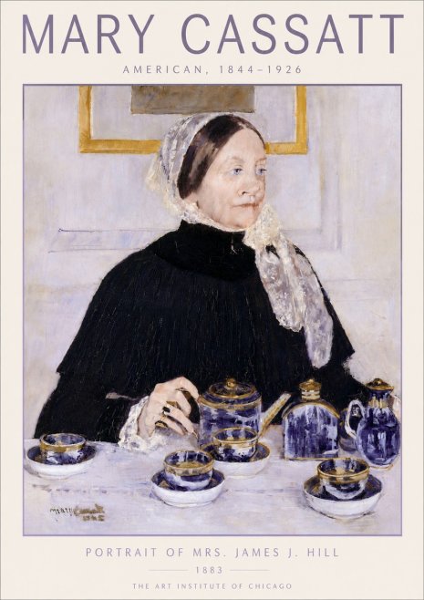 Mary Cassatt Portrait of Mrs. James J. Hill No5 - Póster