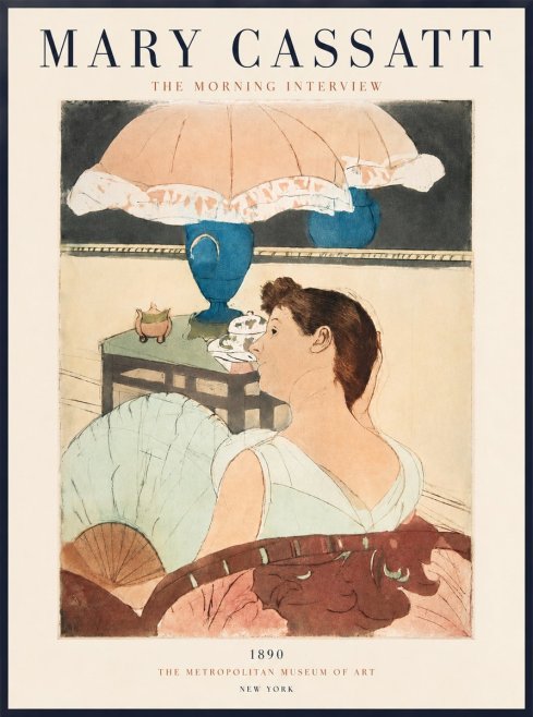 Mary Cassatt The Morning Interview No2 - Póster
