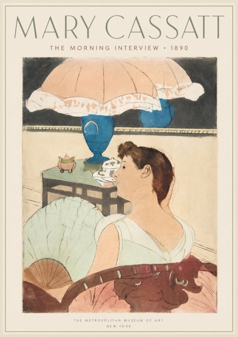 Mary Cassatt The Morning Interview No3 - Póster