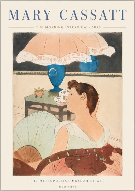 Mary Cassatt The Morning Interview No6 - Póster