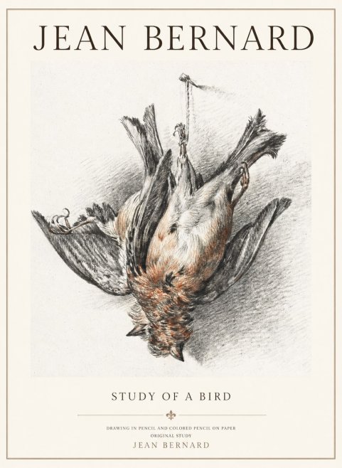 Jean Bernard Study of a Bird IV No3 - Póster