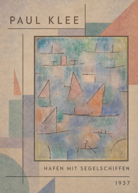 Paul Klee Hafen Mit Segelschiffen No2 - Póster