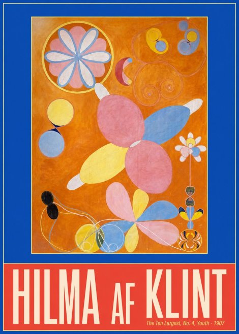 Hilma af Klint The Ten Largest, No. 4, Youth No2 - Póster