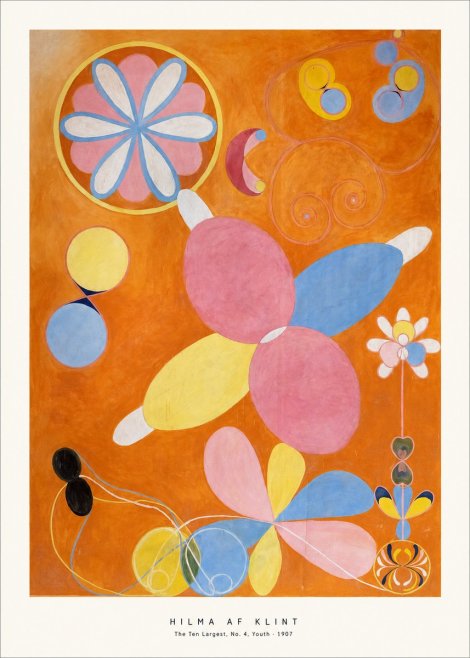 Hilma af Klint The Ten Largest, No. 4, Youth No6 - Póster