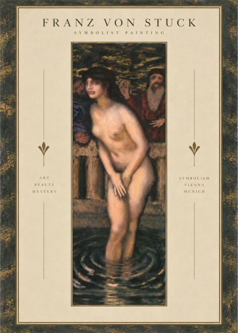 Franz von Stuck Susanna No4 - Póster