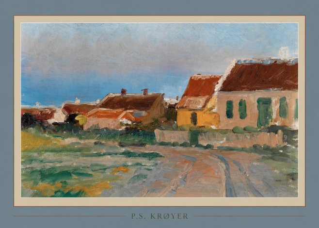 P.S. Krøyer Houses in Skagen No2 - Póster