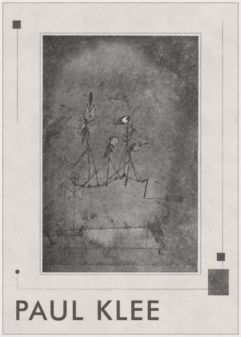 Paul Klee Group of Figures No1 - Póster