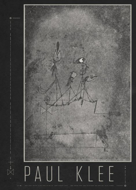 Paul Klee Group of Figures No3 - Póster