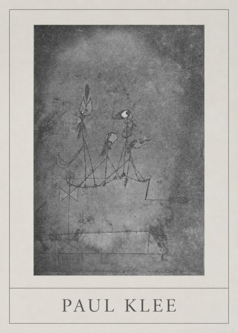 Paul Klee Group of Figures No5 - Póster